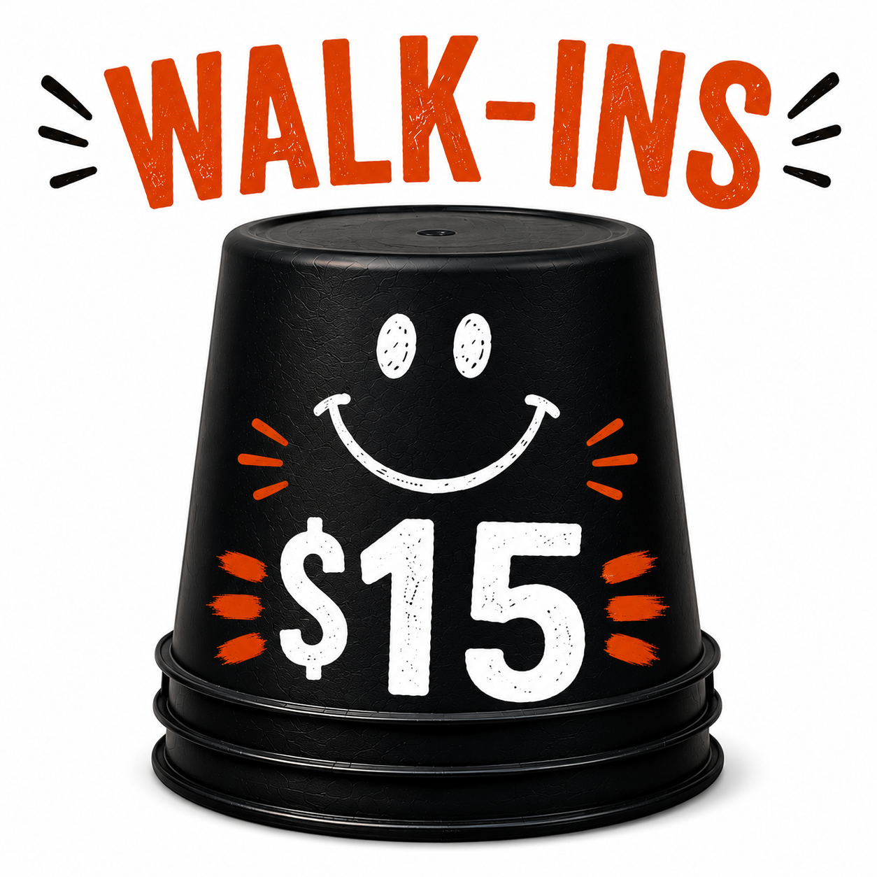 Walk-In Bucket [Same-Day Only, THURSDAYS]