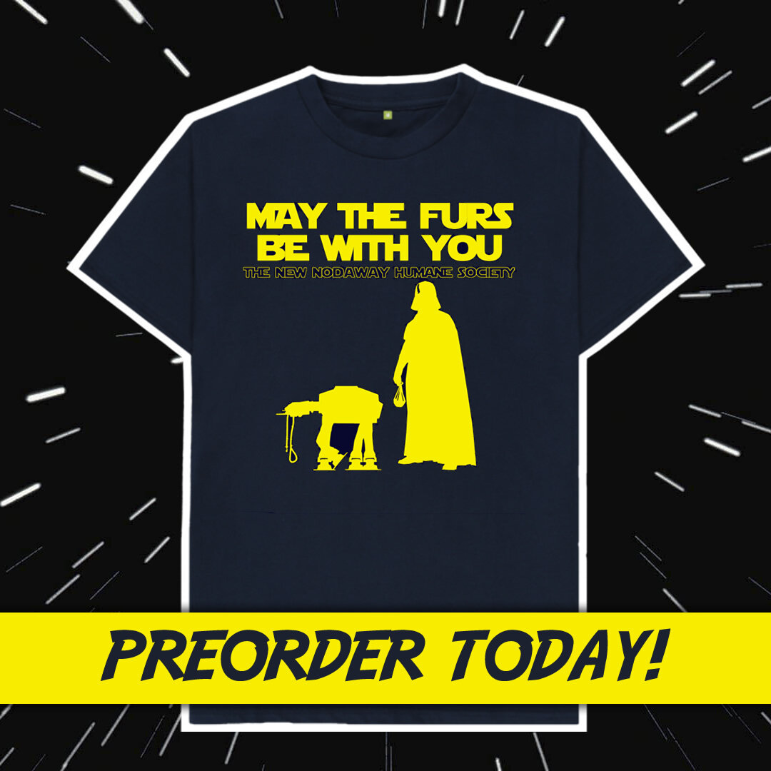 GET YOUR SHIRT PRE-ORDERED TODAY FOR $20!
All proceeds from these shirt sales will go towards purchasing a kitten incubator for NNHS. Preorder before April 26th and you'll be stylin' on May the 4th.

BUY➡️ https://nodawayhumanesociety.networkforgood.