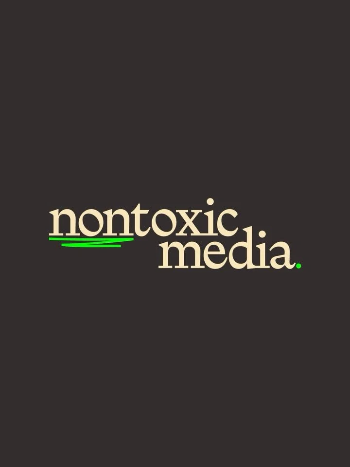 Brand reveal moment. ✨ 

I recently had the absolute honor of working on the logo &amp; brand development for @nontoxicmedia. They came in with such a strong vision and had already started shaping the visuals, but to really bring it all together we d