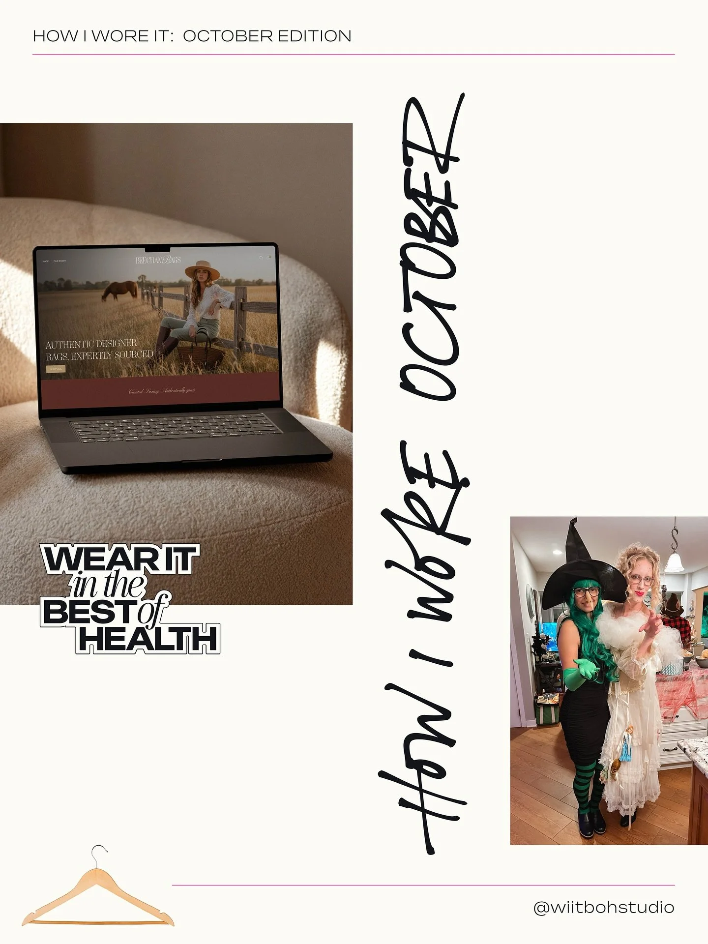 A little Wiitboh wrap-up of October as we head into a new month.

Launched two incredible client brands and websites. Spent a lot of time stressing about what is happening in our country, but hearing Congresswoman McBride speak and joining the No Kin