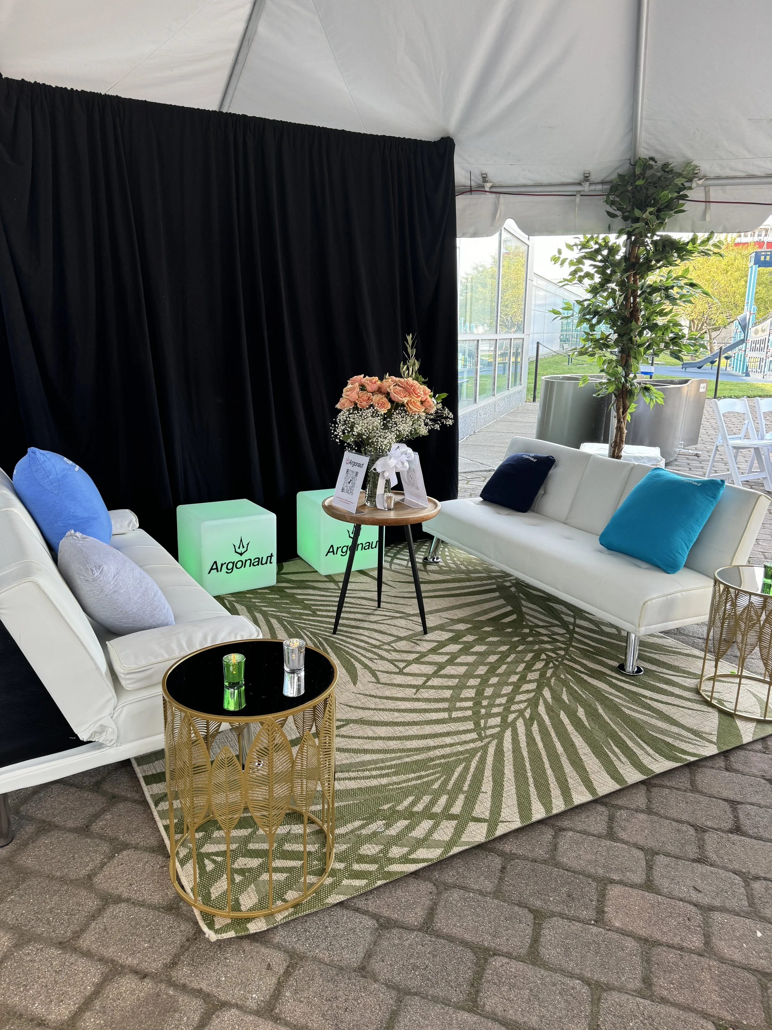 Reception space for corporate events in Cleveland