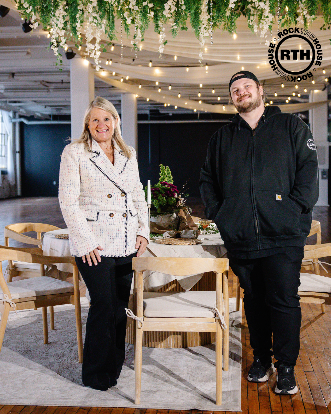 Rock The House wedding lighting Cleveland - professional uplighting, pin spotting, ambient design