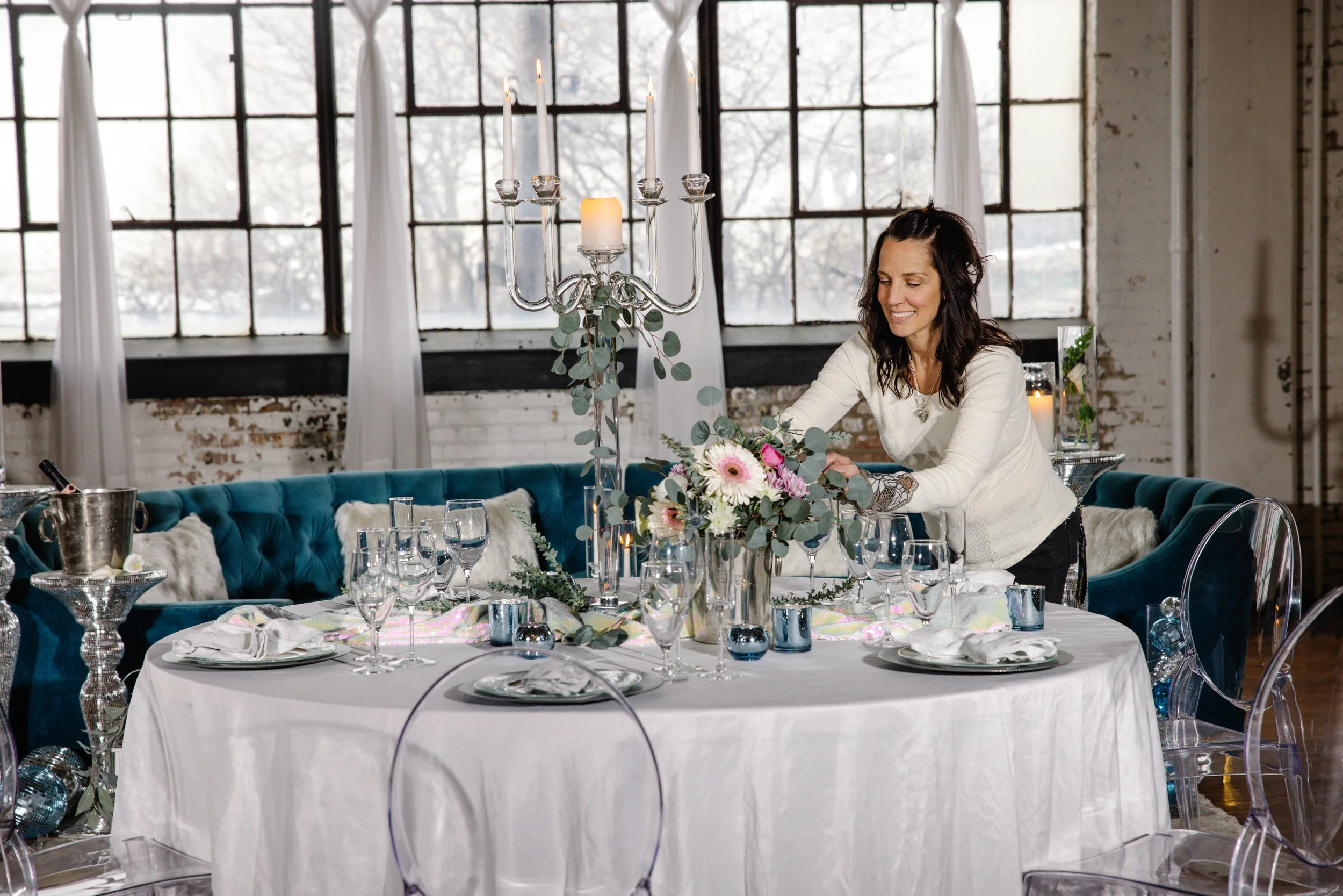 Sterling Event Services floral design Cleveland - Maribeth Mayer in-house florist, organic romantic florals