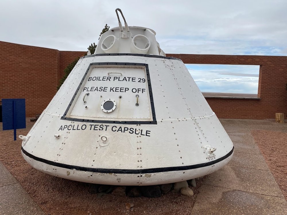 Meteor Crater Arizona - Apollo Test Capsule - Scott Emigh Travel Blog 002.jpg