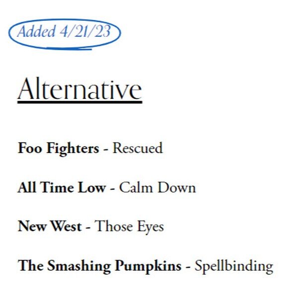 #NewMusicFriday on the HSRP. This week in alternative, we have the new, fast-rising @foofighters song &quot;Rescued&quot; along with tracks from @alltimelow, @newwest199x, and @smashingpumpkins! 

https://highschoolradioproject.org/station-streams