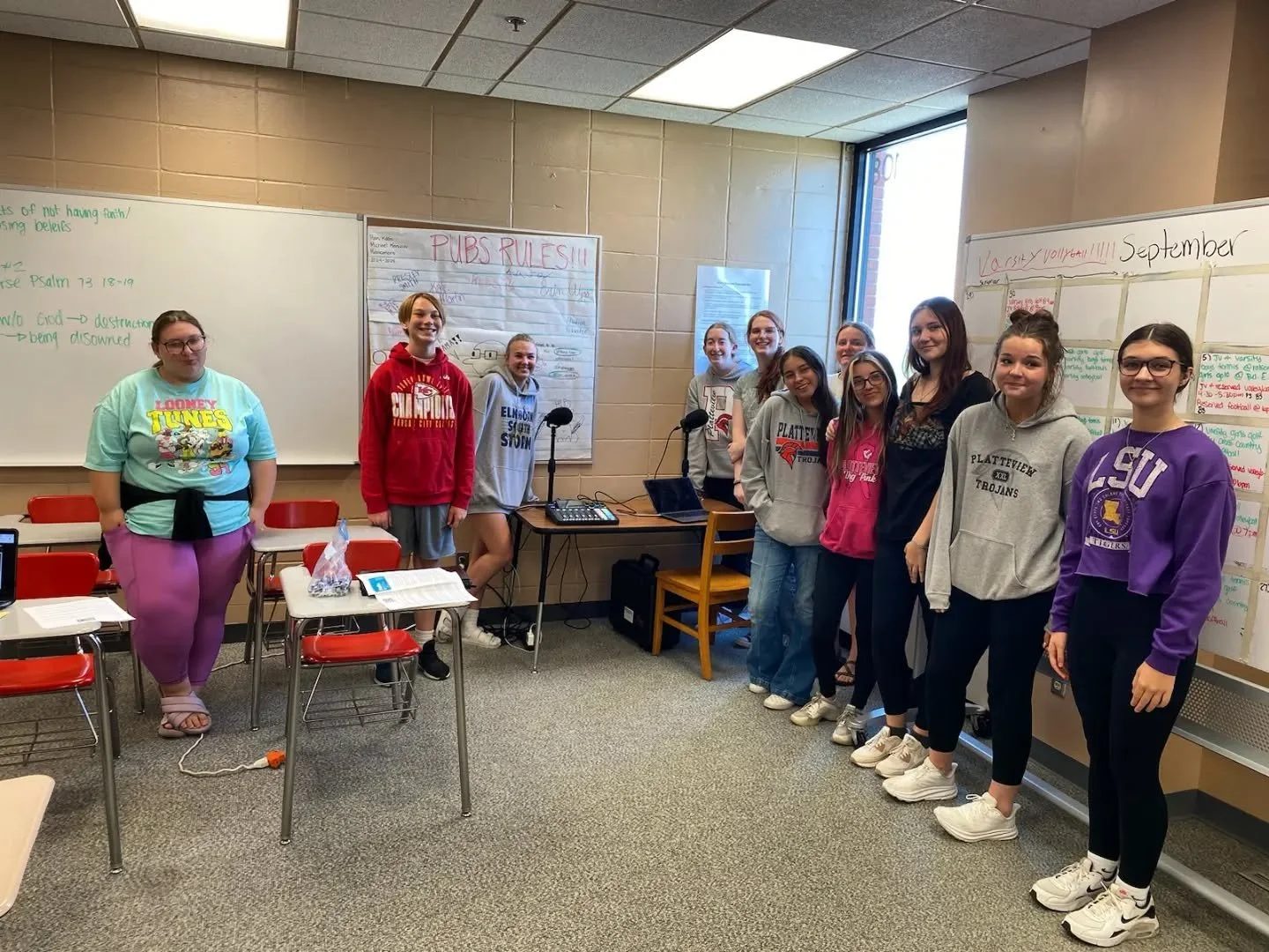 Students at Platteview HS are excited to take over their High School Radio Project station. Stay tuned at highschoolradioproject.org for the debut of "The Oracle!"