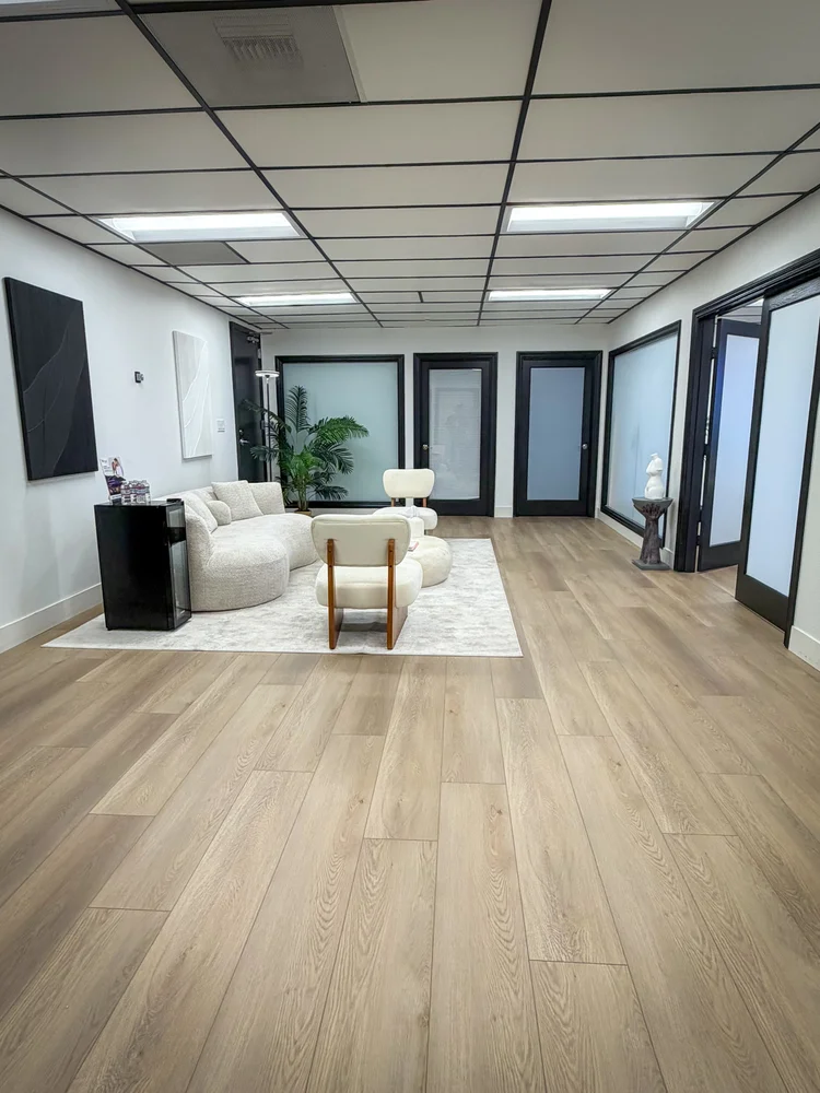 Plump Medical Spa reception area Newport Beach Suite 310