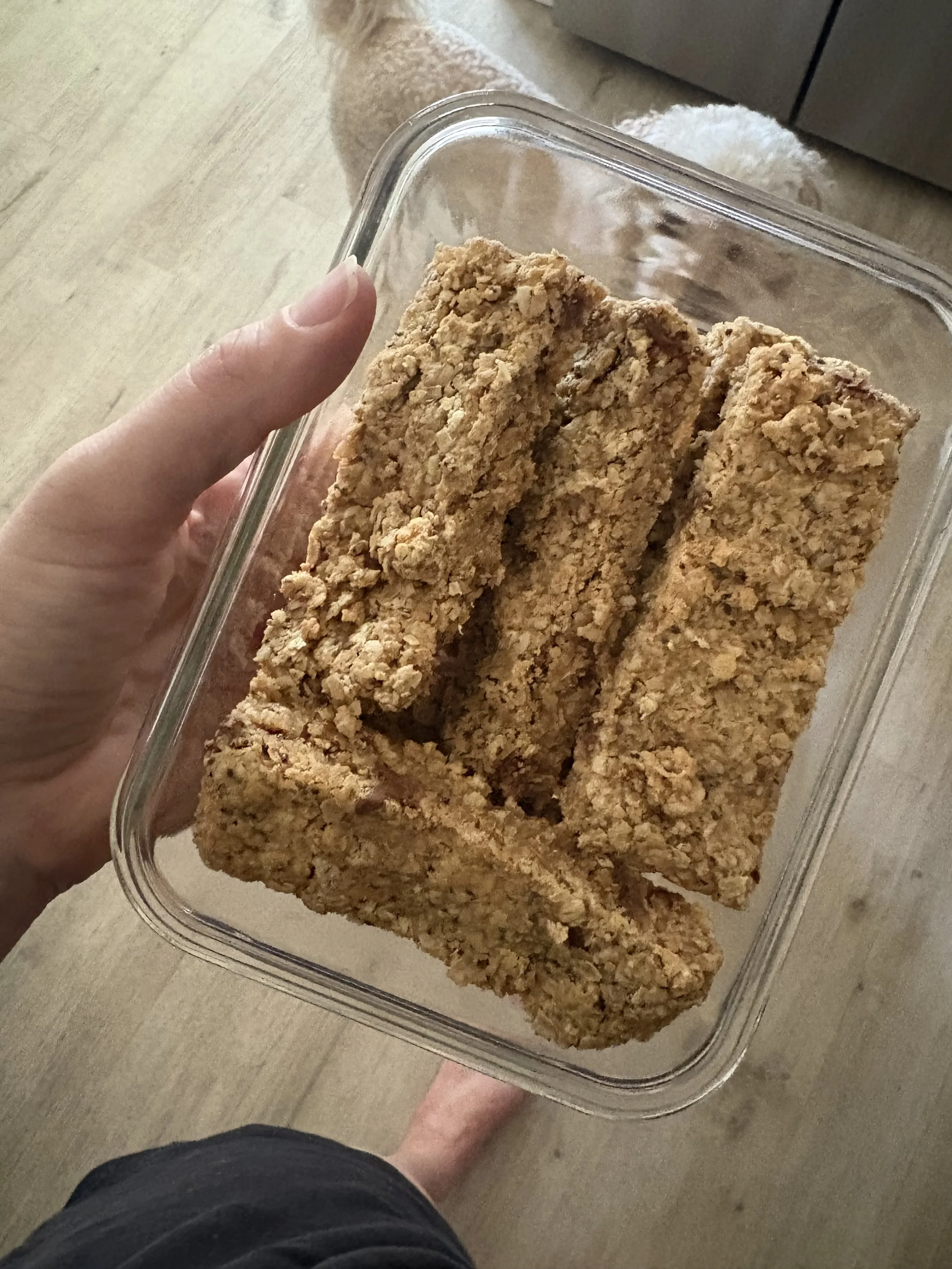 Homemade granola bars