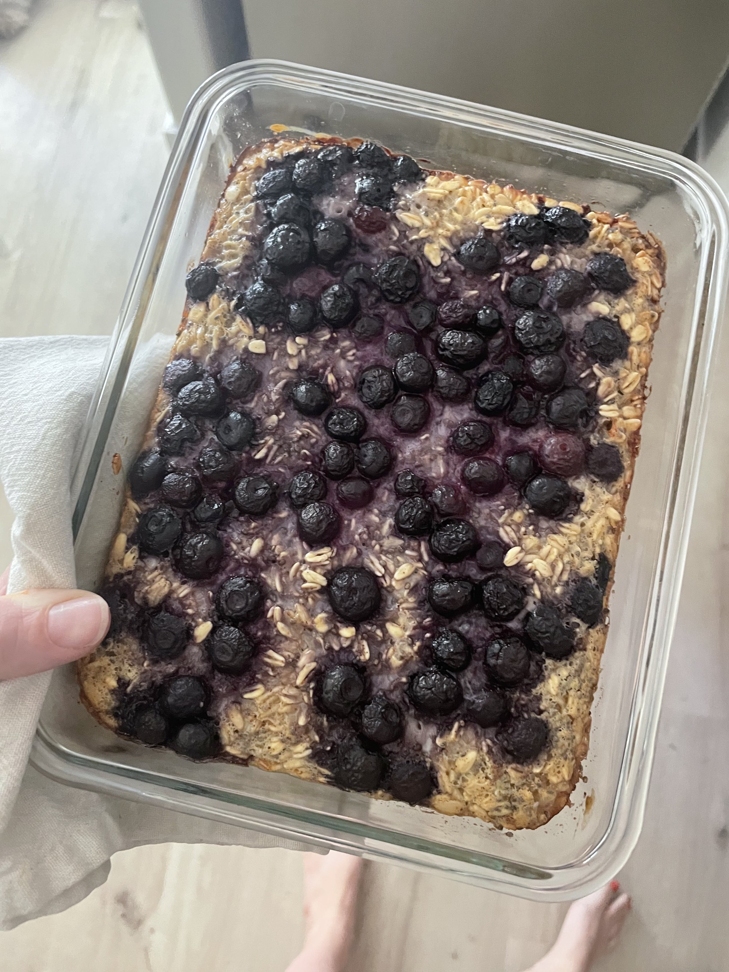 Pro- Metabolic + Gluten Free Baked Blueberry Oatmeal