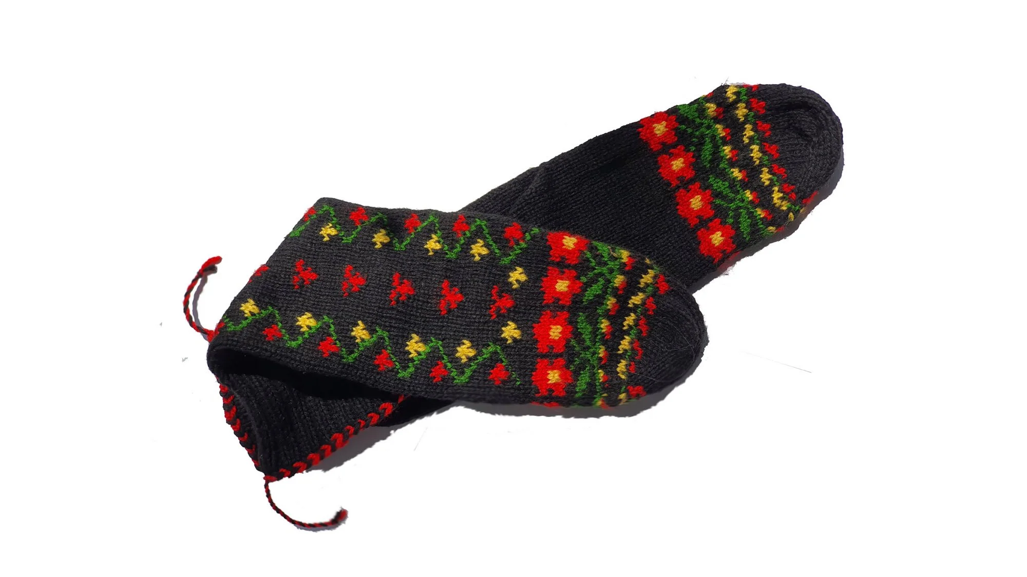 Sacred Hands | Pair of woolen socks knitted by Hatice