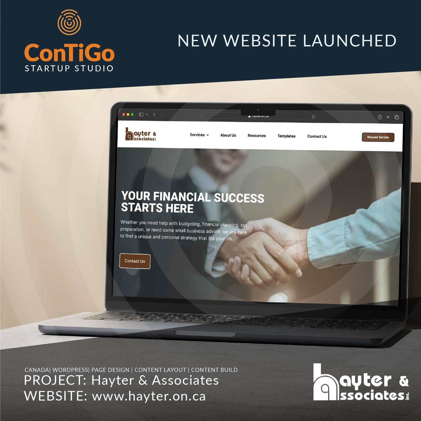 🚀 Exciting News! 🌟 We're thrilled to unveil the redesigned website for Hayter &amp; Associates, crafted in collaboration with Akira Studio Ltd. Check it out now! 

🔹 Custom WordPress Design: Showcasing Hayter's unique identity with a visually stun