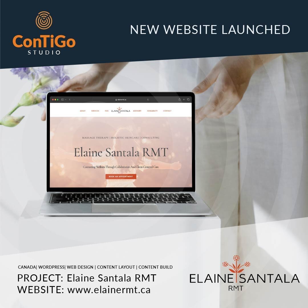🌟 Exciting News! The new website for Elaine&rsquo;s RMT is now live! Crafted with precision, this one-page WordPress masterpiece highlights the bespoke, holistic approach of their massage therapy services. 🌿

🤝 A special nod to my collaboration wi