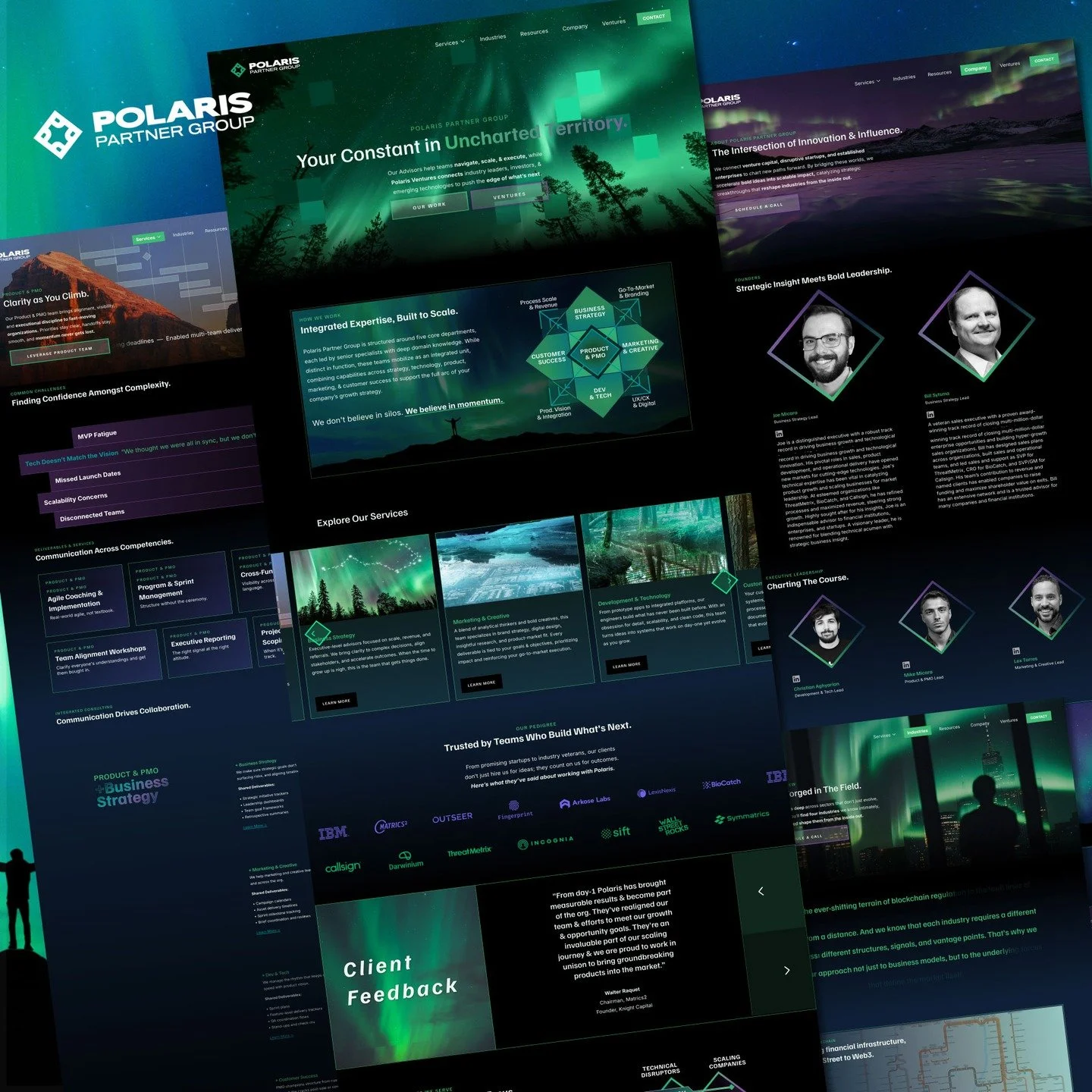 ✨ New Site Drop ✨
Just launched a bold new website for Polaris Partner Group, a global advisory &amp; transformation consultancy! This was a collaboration with Lex Torres, CMO of Polaris Partner Group, Lex &amp; his team brought the vision, branding,