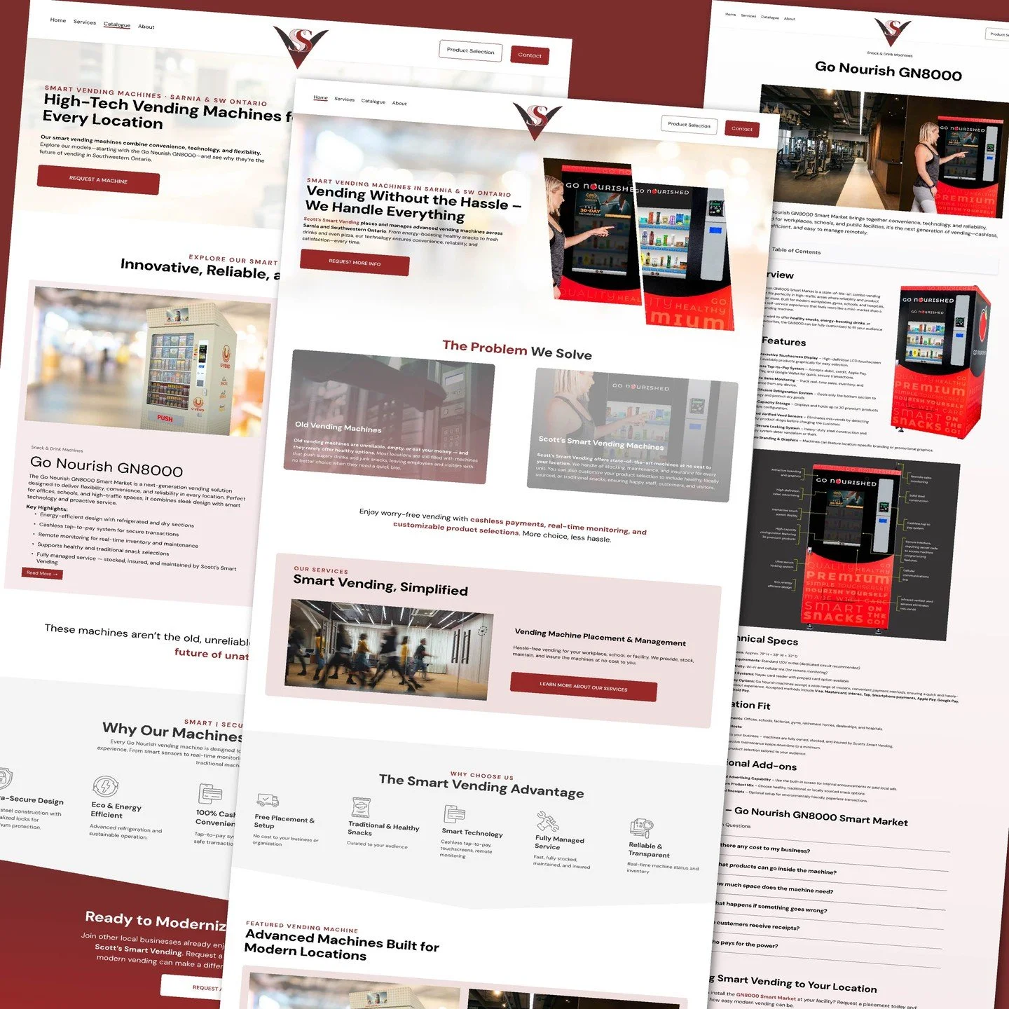 🚀 Project Spotlight🚀
Scott&rsquo;s Smart Vending is now live.

A clean, modern site designed to:
✔️ Clearly explain the service
✔️ Build trust with businesses
✔️ Drive new inquiries

Highlights:
✨ Modern layout
✨ Conversion-focused design
✨ Mobile 