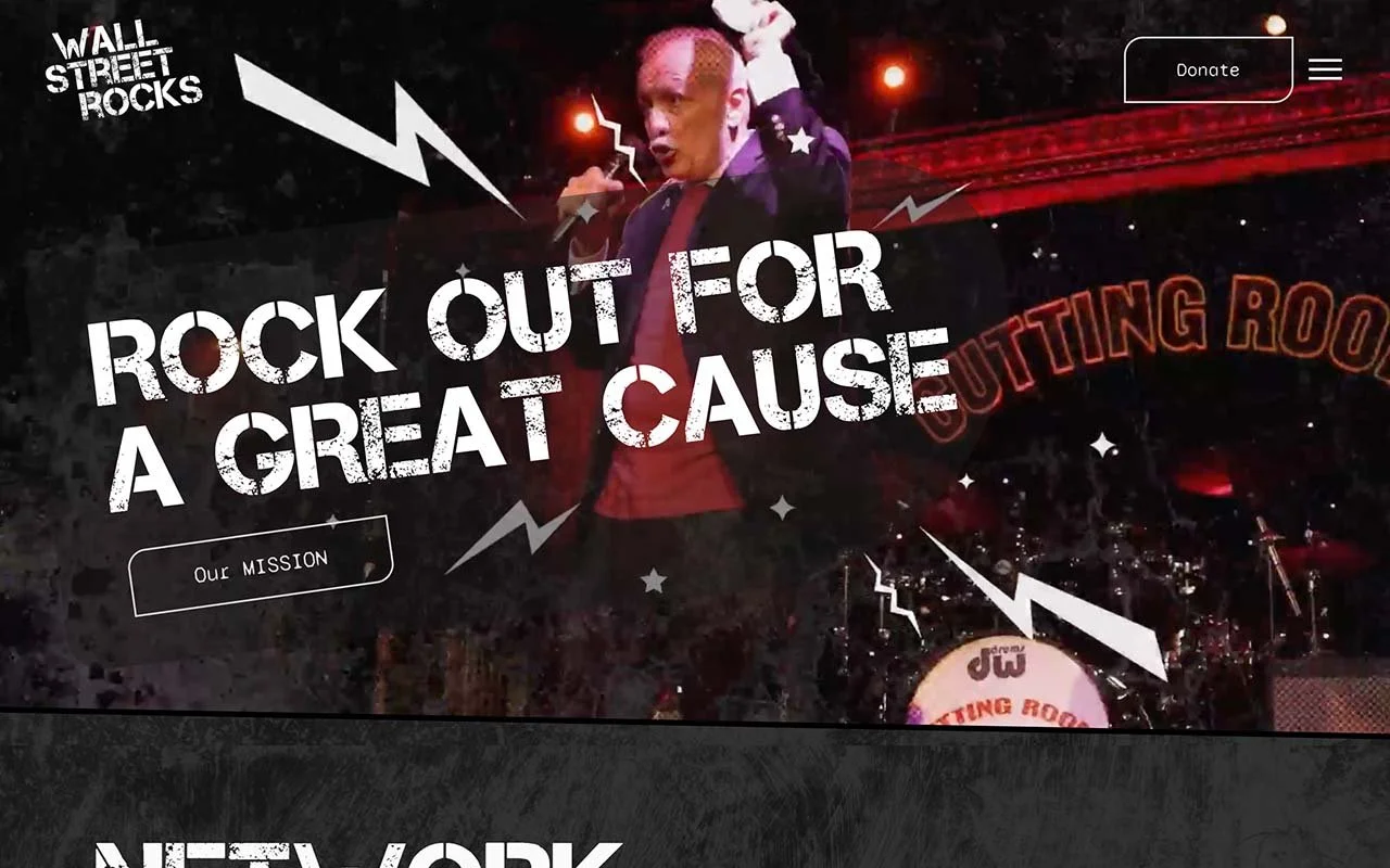 Wall Street Rocks Website