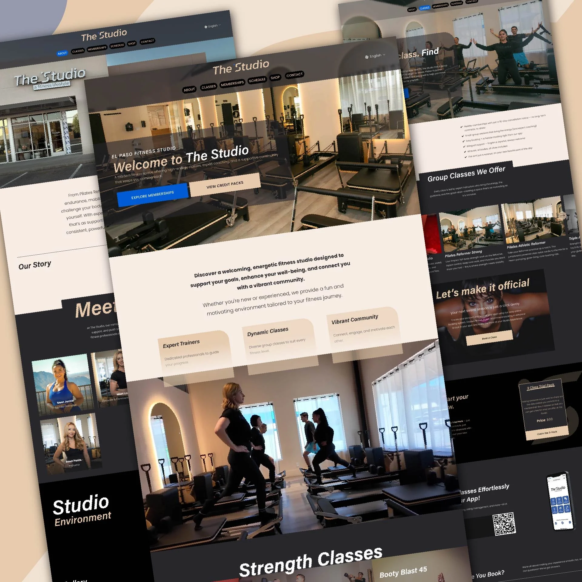 The Studio – Website Redesign