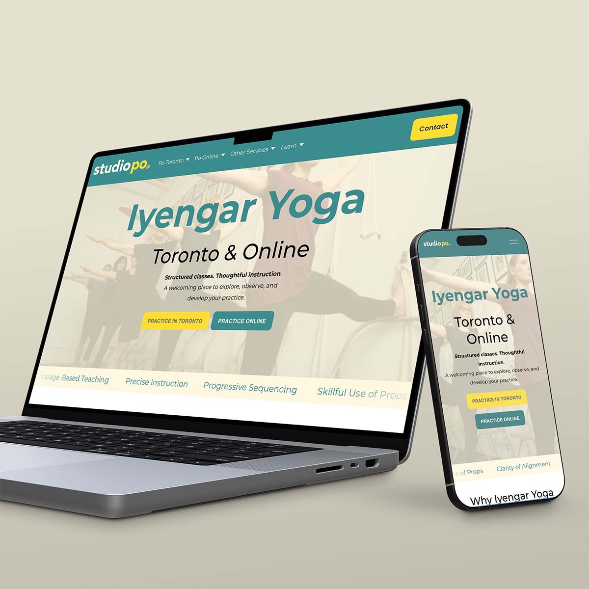 Studio Po | Squarepace | Yoga & Wellness