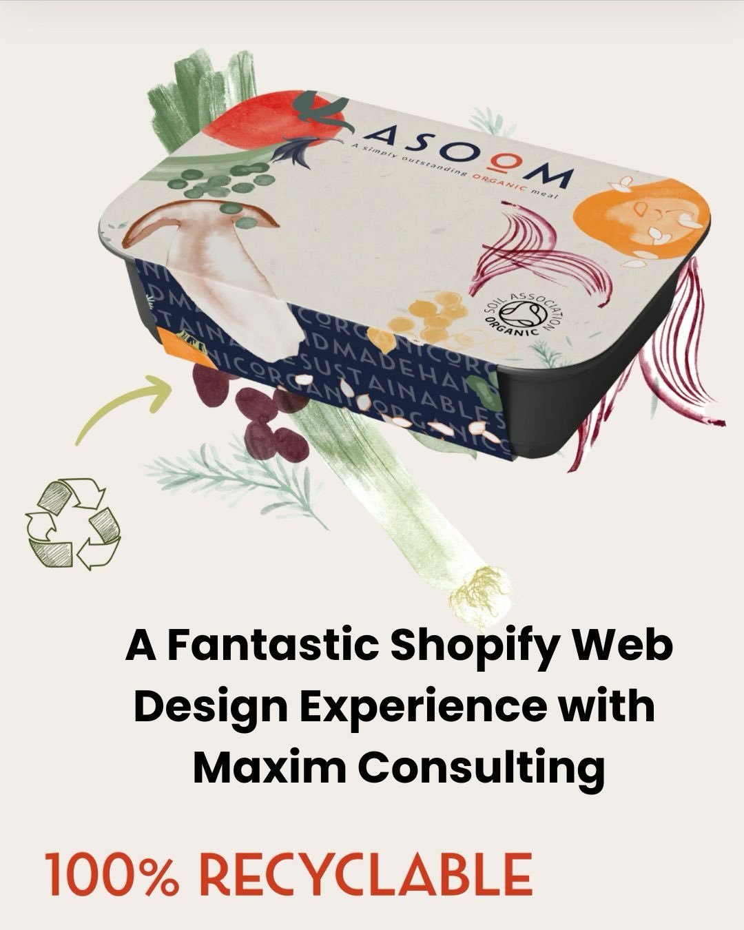 Lovely feedback from our client www.asoom.co.uk
If you&rsquo;re looking for beautiful, healthy organic vegetarian meals delivered to your door go and have a look.

#organicfood #organic #healthyeating #shopifywebsite #shopifywebdesign