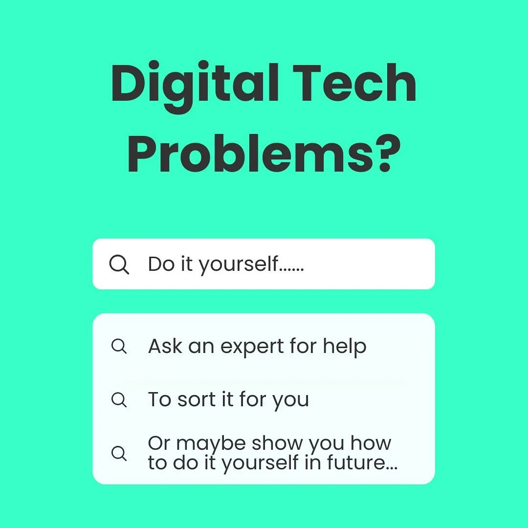 How do you like solving your business problems?

- Do it your self?
- Ask an expert for help?
- Learn from someone so you can manage it in future?

We have been asked to help with several technologies and services in the first few weeks of 2025 for n