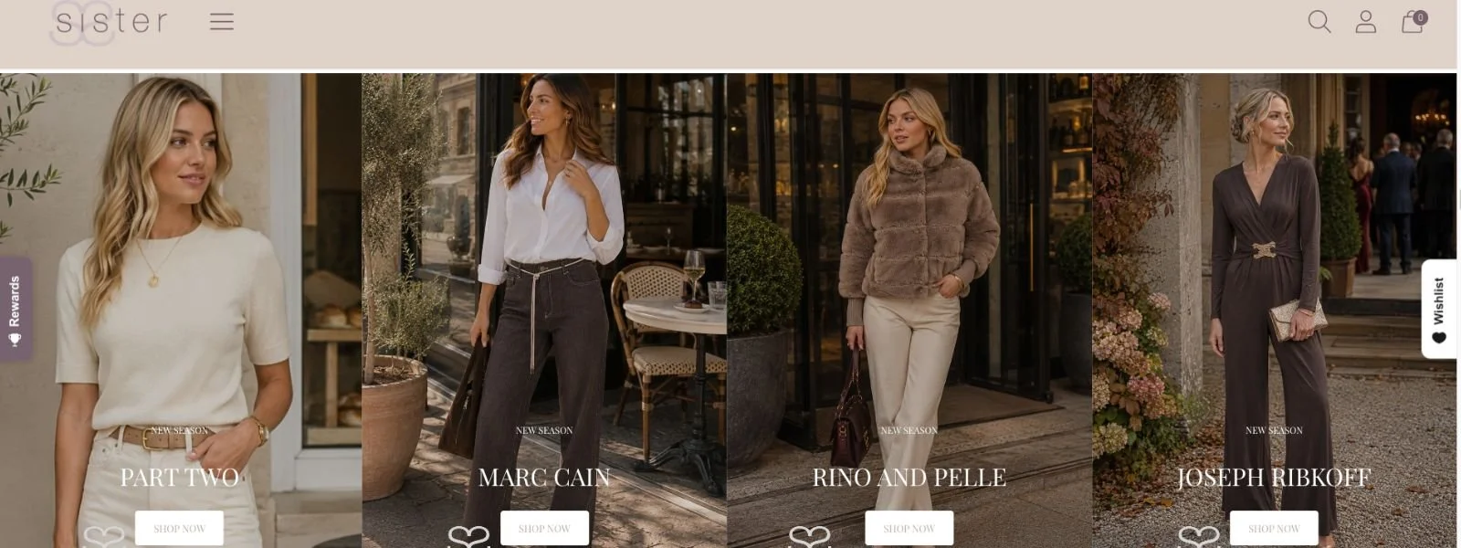 Sister Online Fashion Shopify Website