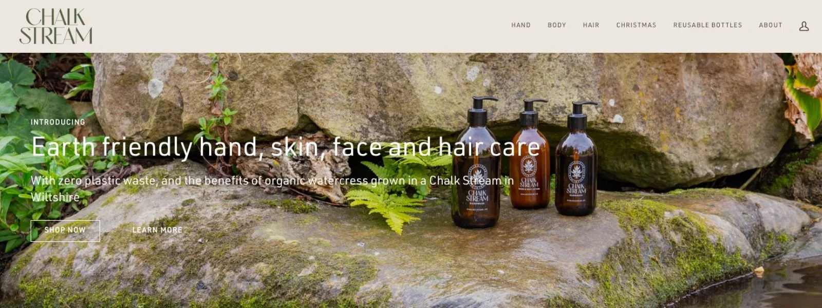 Chalk Stream - Earth Friendly Personal Care - Shopify Website
