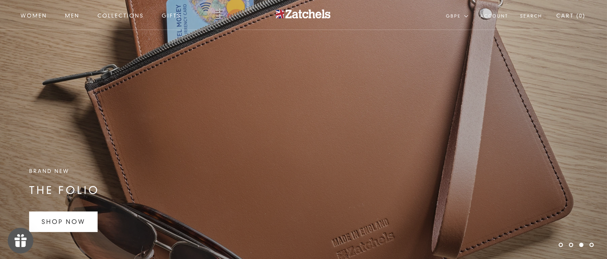 Zatchels - British handmade Leather Bags - Shopify Website