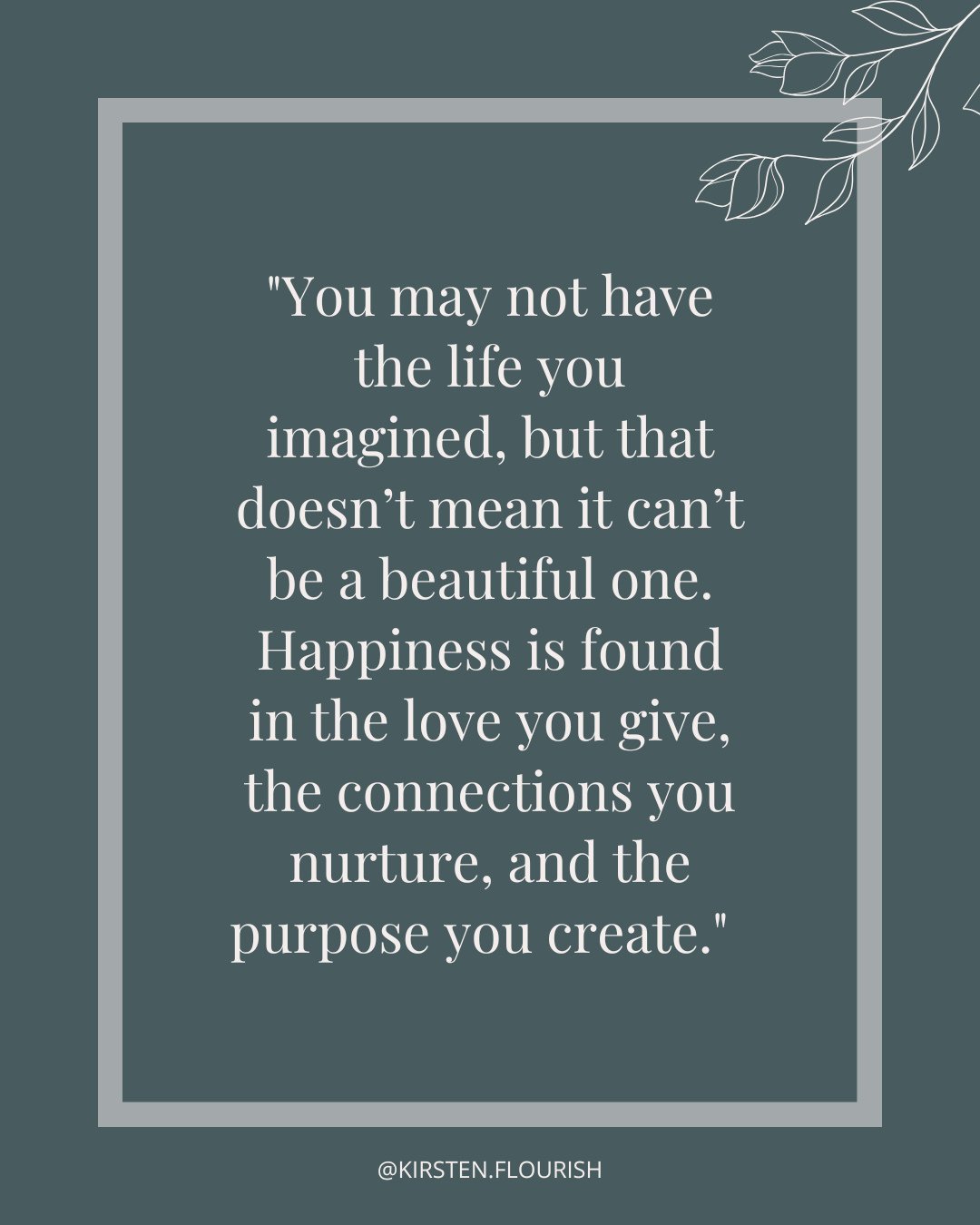 💛 You may not have the life you imagined, but that doesn&rsquo;t mean it can&rsquo;t be a beautiful one. Happiness is found in the love you give, the connections you nurture, and the purpose you create. 💛⁠
⁠
Living HeartFULLY offers a space to reco