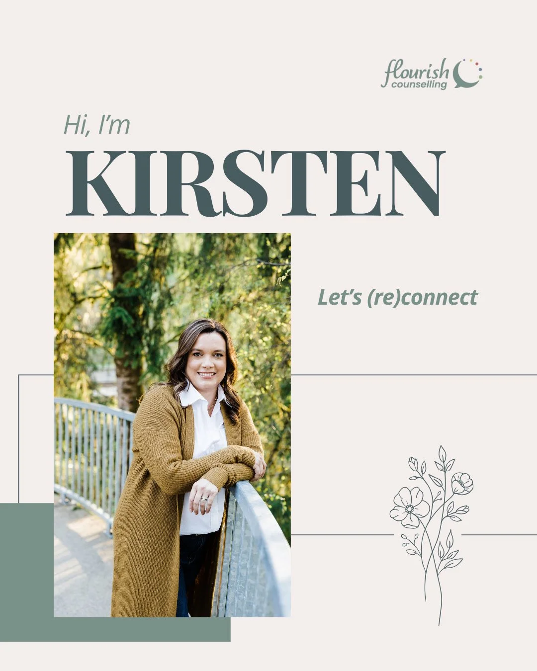 Have we met yet? 👋⁠
⁠
Whether you&rsquo;ve been here a while or just found my page, I&rsquo;m so glad you&rsquo;re here. ✨⁠
⁠
I&rsquo;m Kirsten Sherlock &mdash; a counsellor based in Coquitlam, BC &mdash; and I&rsquo;m passionate about creating a sa