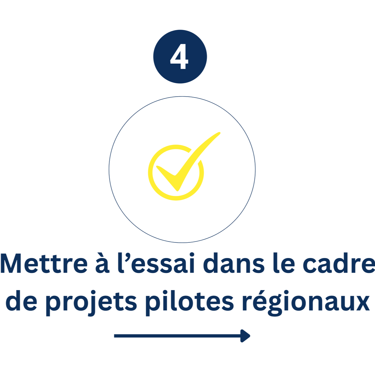 Les idées prometteuses sont mises en œuvre et améliorées en collaboration avec des partenaires régionaux.