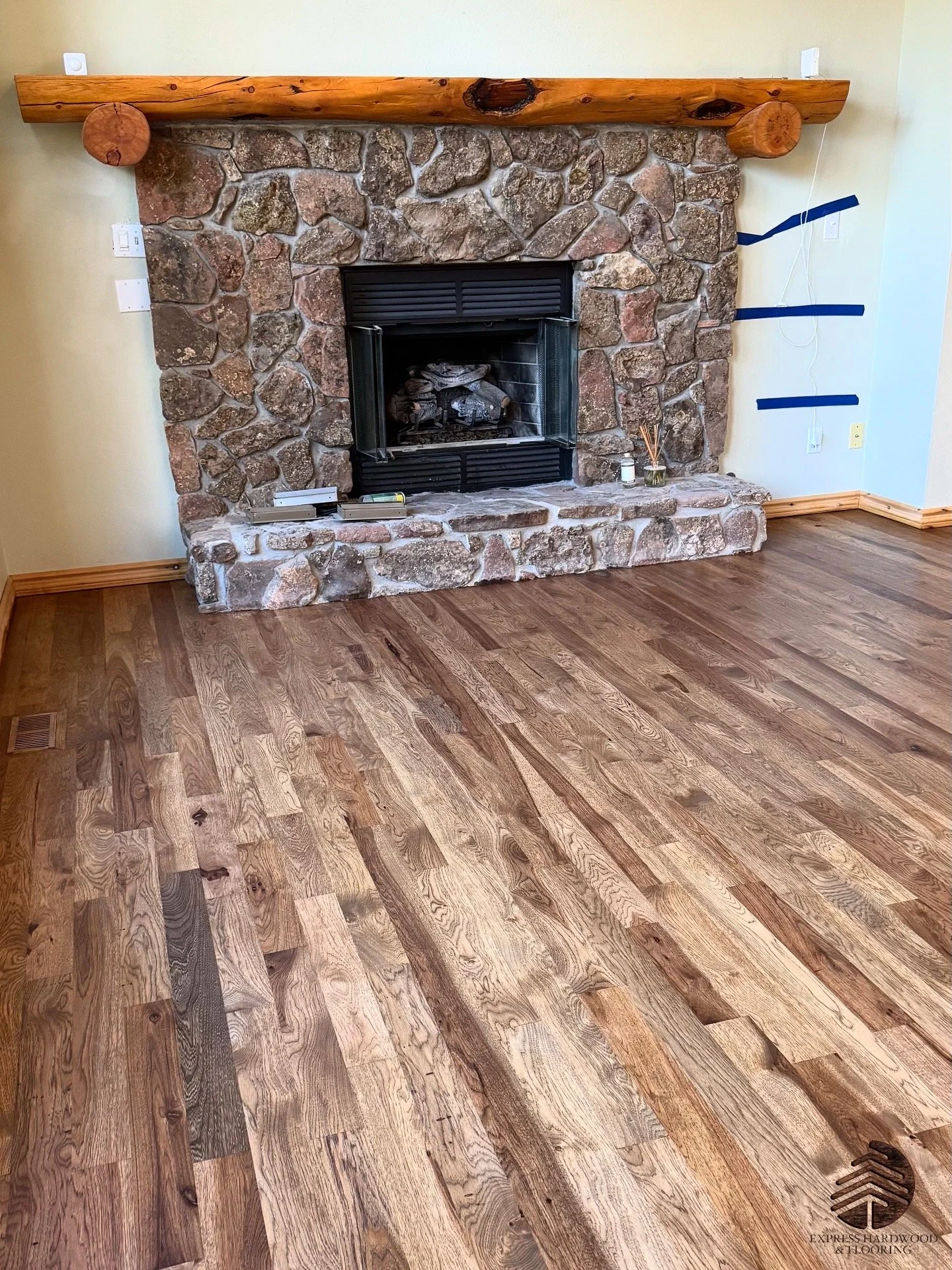 Special Walnut Red Oak hardwood flooring with smooth finish and rich, natural wood grain patterns