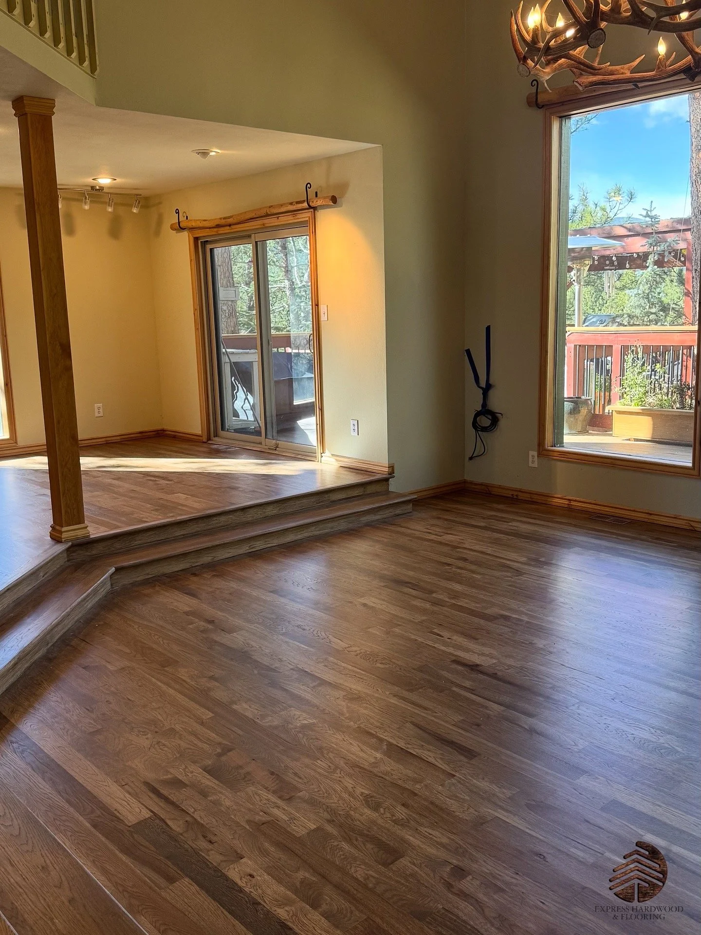 Special Walnut Red Oak hardwood flooring with warm medium-brown tones and natural wood grain detail