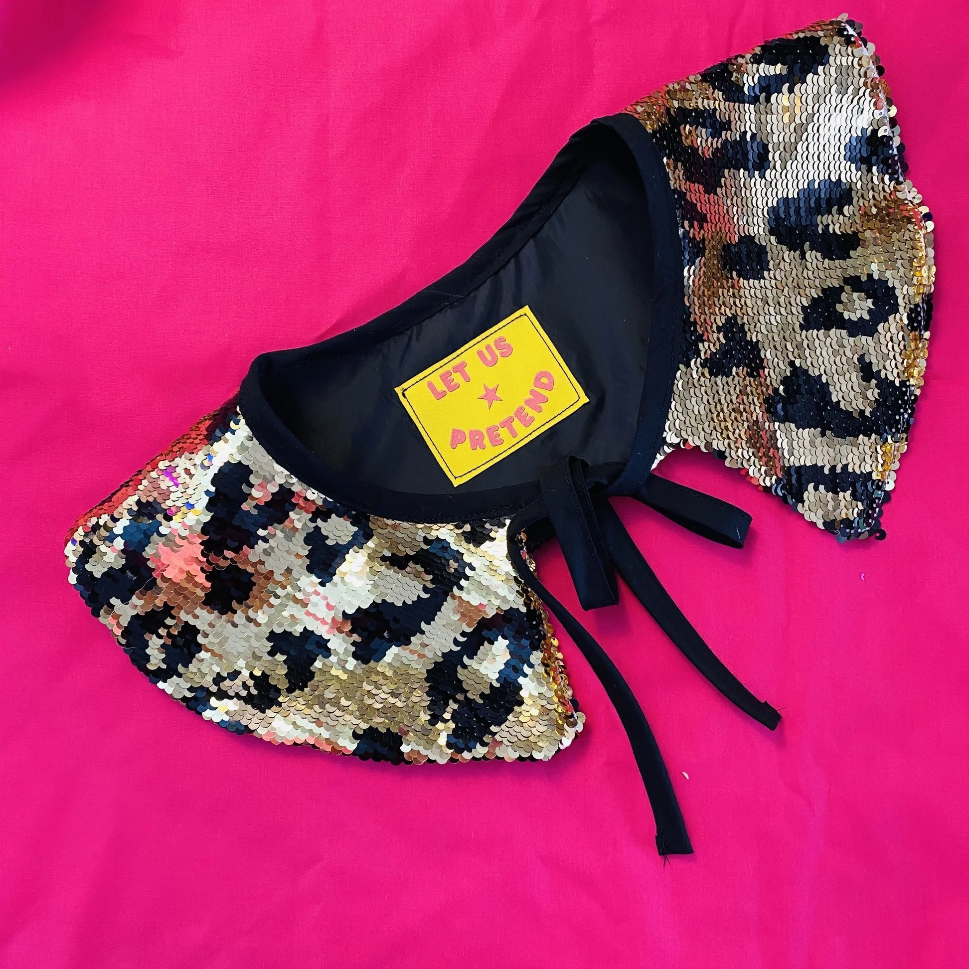 Col amovible sequins - Let us pretend