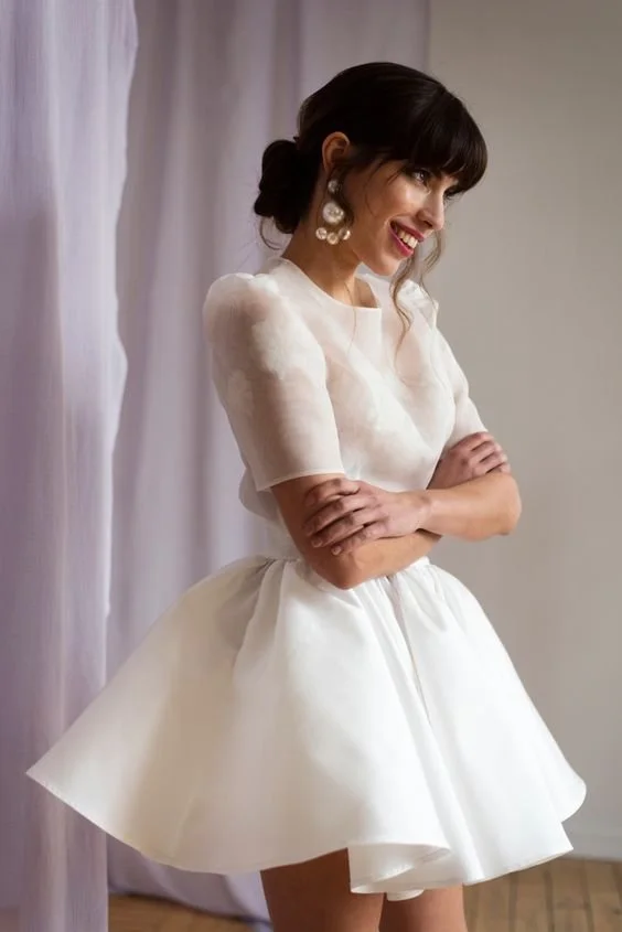 Top en organza - Salomé Gautard