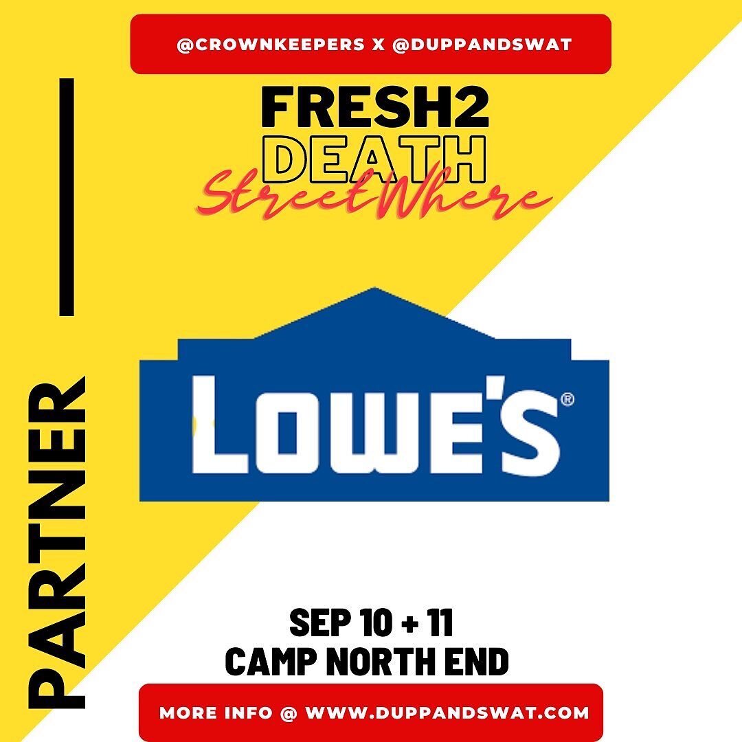 it breaks our heart! they didn&rsquo;t believe in us&hellip; BUT, @loweshomeimprovement @veganvibeseries and @cltiscreative DID!! 🚨
&hellip;
&lsquo;FRESH2DEATH: STREETWHERE is live SEP10-11th at @campnorthend 

(#f2dexhibit link in bio)