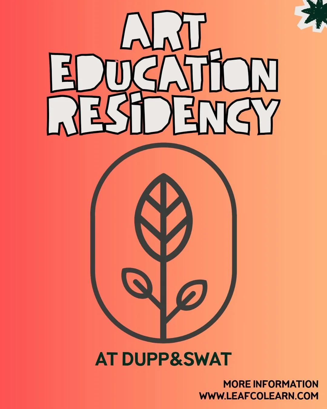 heeeeey friends!!! 

wanted to share that we have partnered with @leafcolearn for their ART EDUCATION PROGRAM + RESIDENCY!! 

created for creatives 10+, this residency provides time, space, materials and mentorship for participants to develop their o