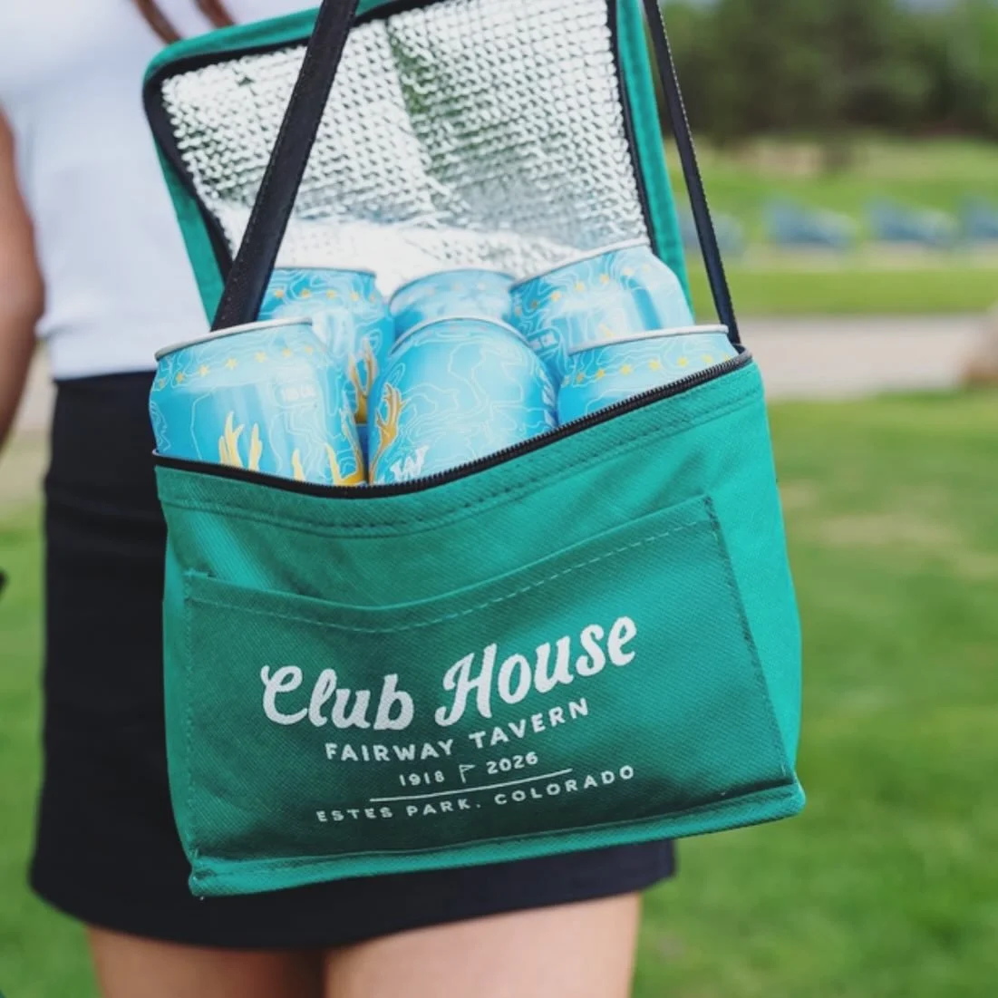 Cooler than your golf game @clubhouseestes 🍺⛳️
#icecoldbeer #custom #coolers #estesparkcolorado