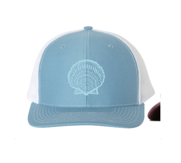 Bay Scallop Trucker Cap / Ocean Blue