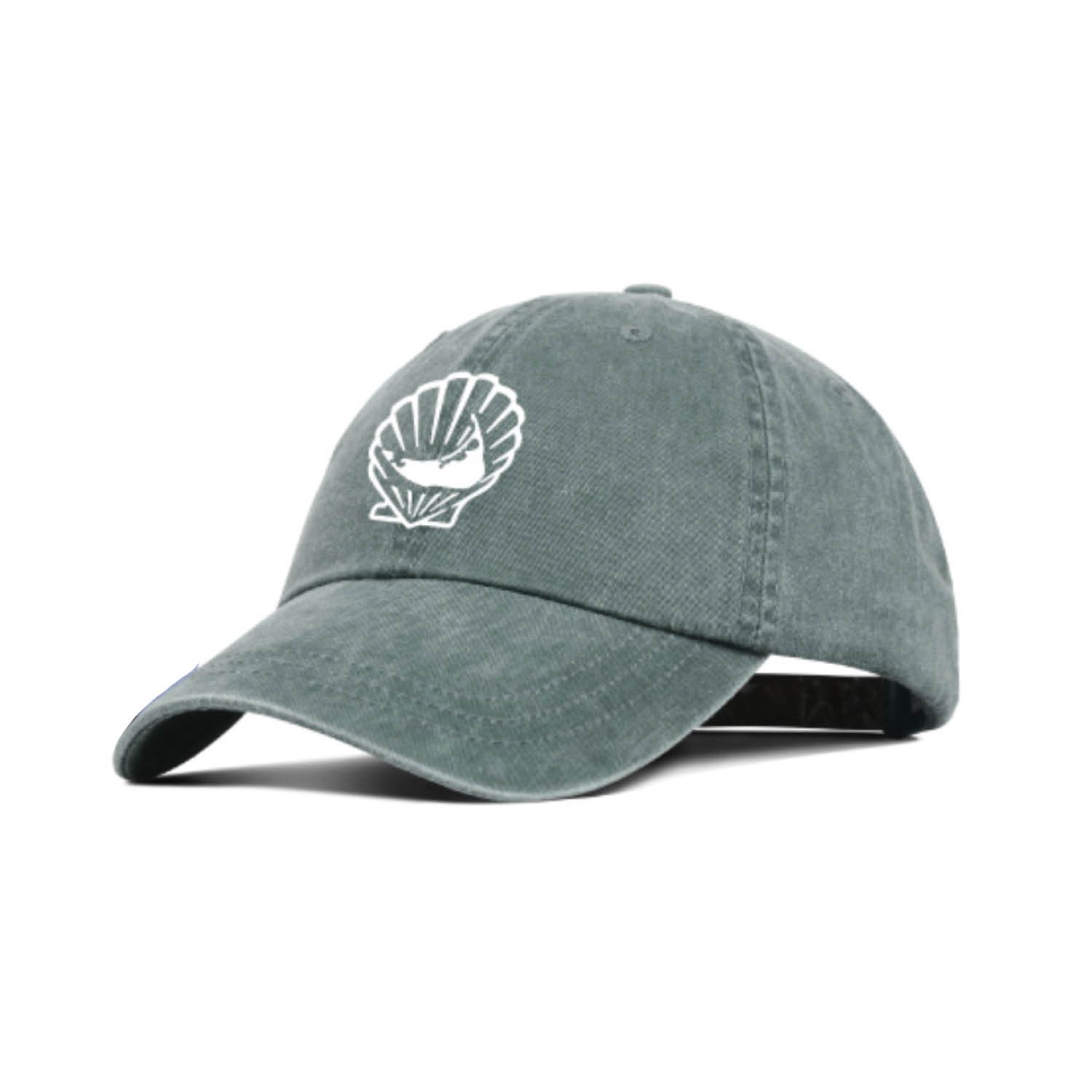 Washed Cotton Core Cap / Green