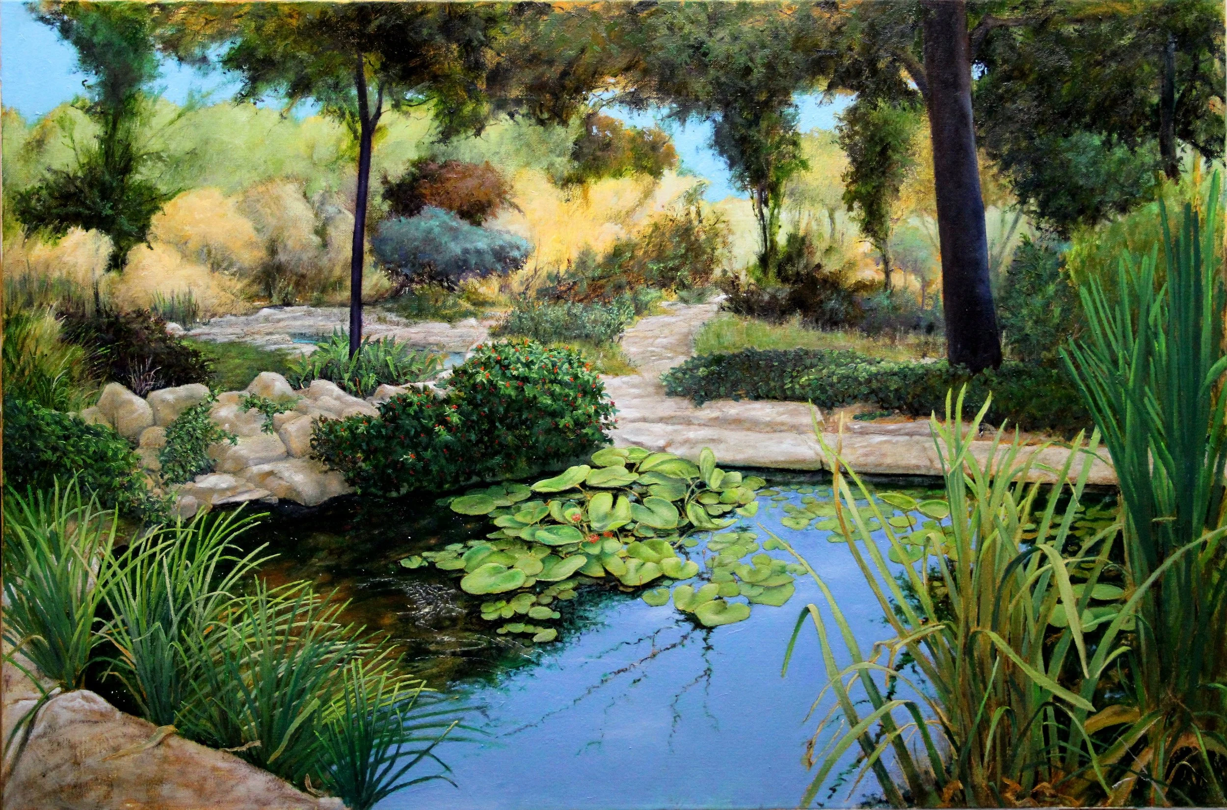 Nowlin_Gary_Backyard Pond, Georgetown Texas_636920.2343385.jpg