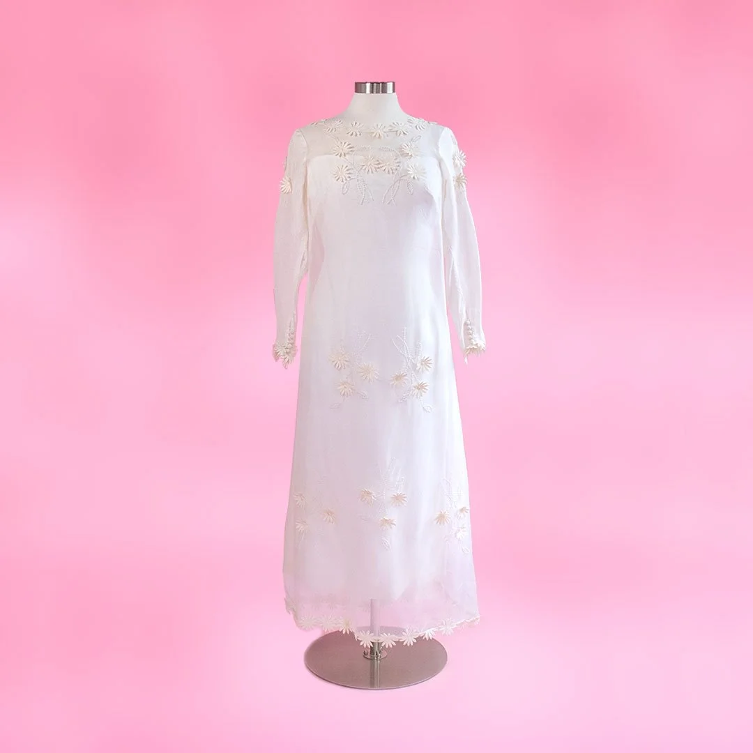 sheer daisy dress daisy floral print dress sheer crew neck short sleeve