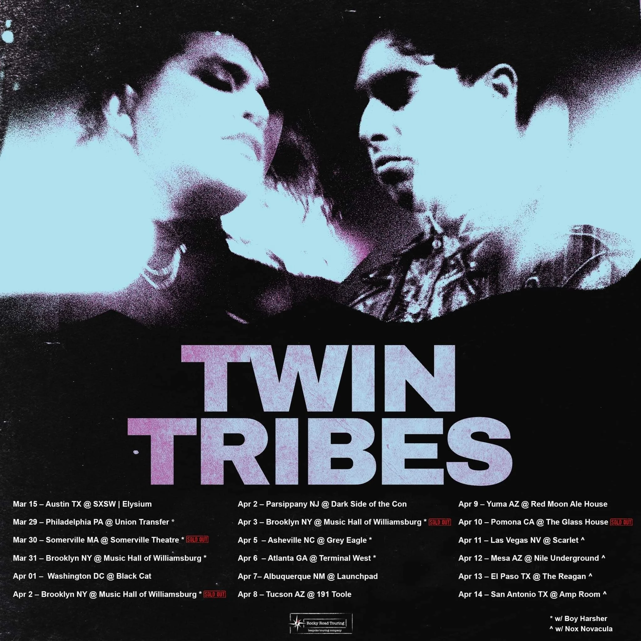 Twin Tribes's tour dates have been posted for spring 2022 ~