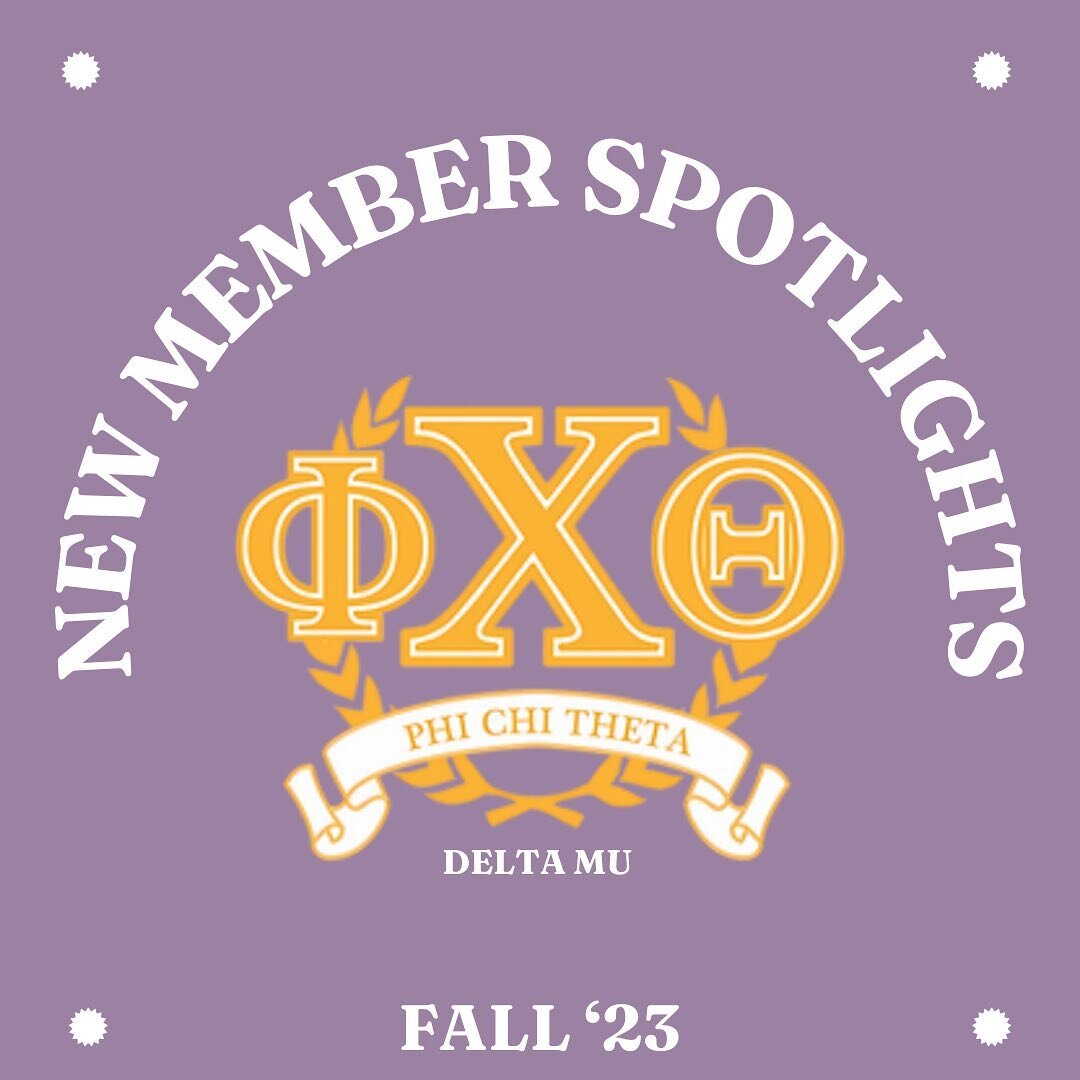 🚨NEW MEMBER SPOTLIGHTS 🚨 

Celebrating the Fall '23 initiates! We're so proud of their commitment and the enjoyment they've experienced this semester. Let's take a moment to share some of their memorable moments and insights from this exciting jour