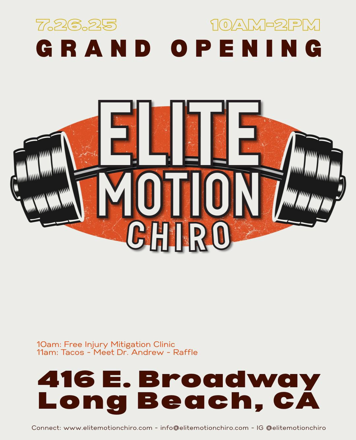 Grand Opening: Elite Motion Chiro