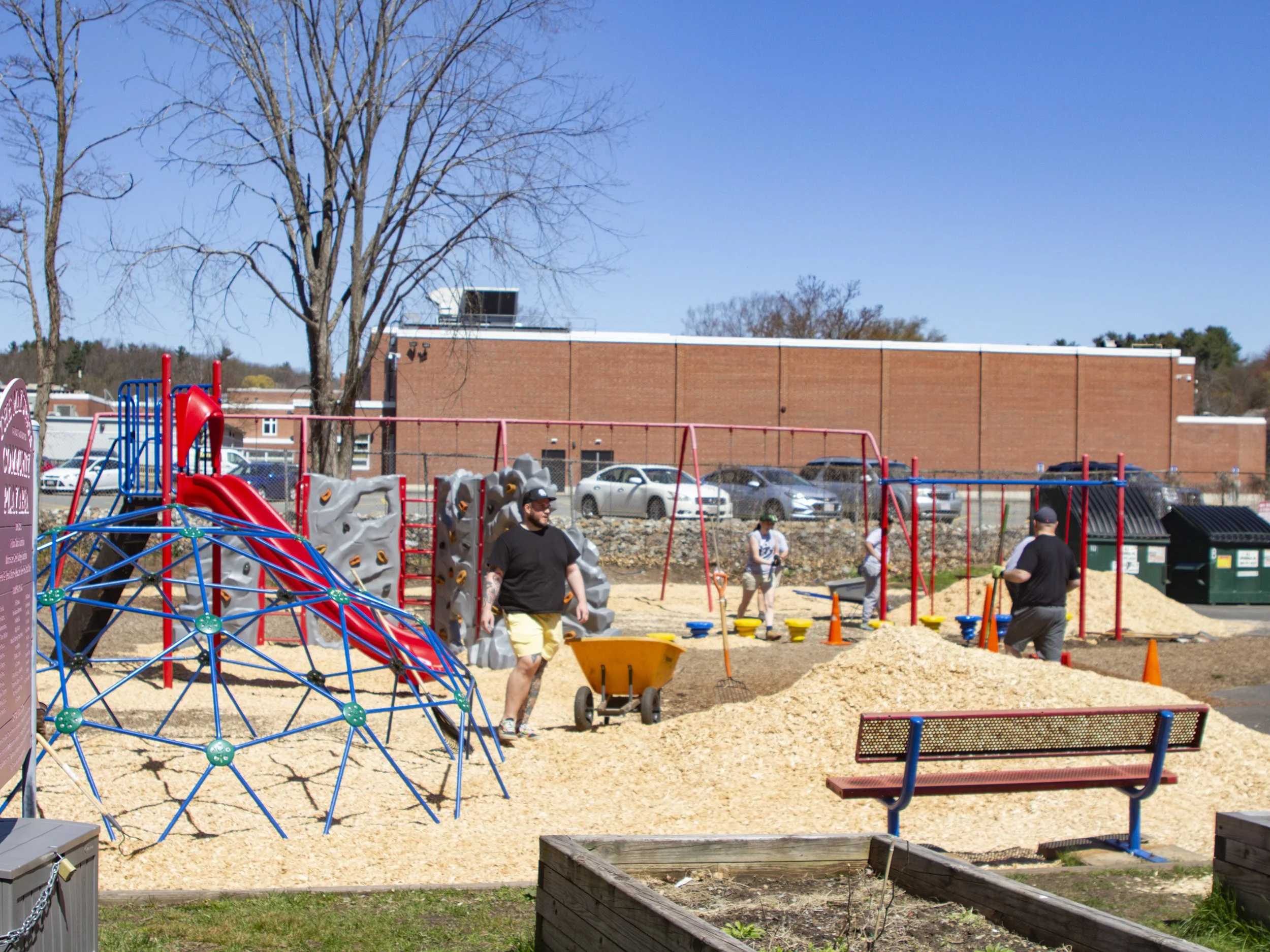 May Street School clean up.