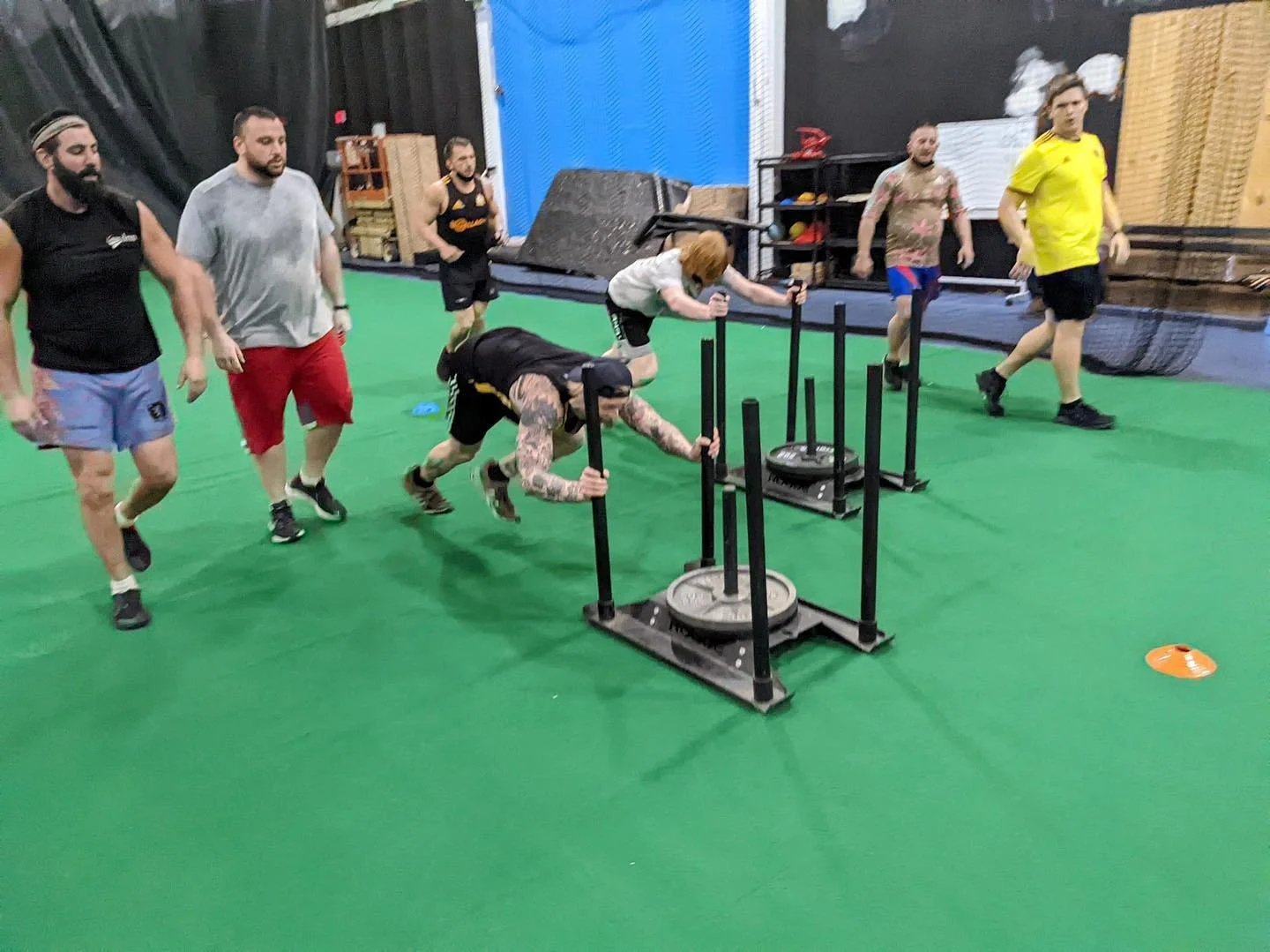 Worcester Rugby winter training.