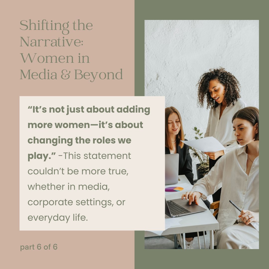 &ldquo;It&rsquo;s not just about adding more women&mdash;it&rsquo;s about changing the roles we play.&rdquo; This statement goes beyond Hollywood. Whether it&rsquo;s in the boardroom, the newsroom, or any workspace, the stories we tell about women&md