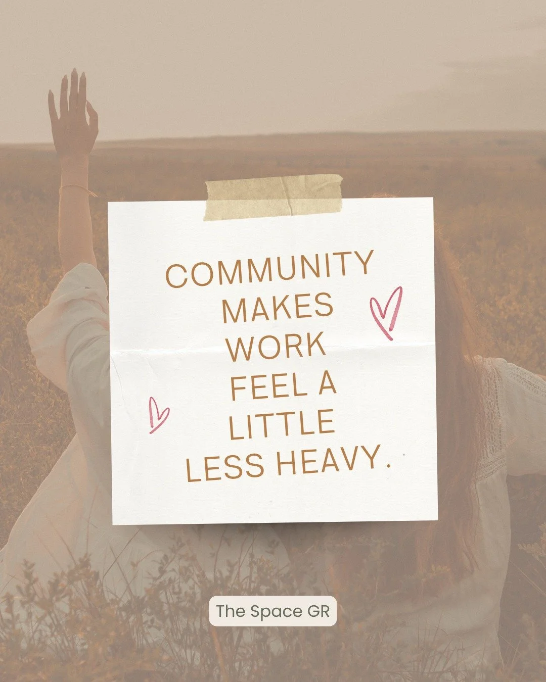 Ever have one of those workdays where everything feels like A LOT?

Then you get around other people, have a conversation, laugh about something dumb, get back to work... and magically the day feels a little more manageable?

That's one of my favorit
