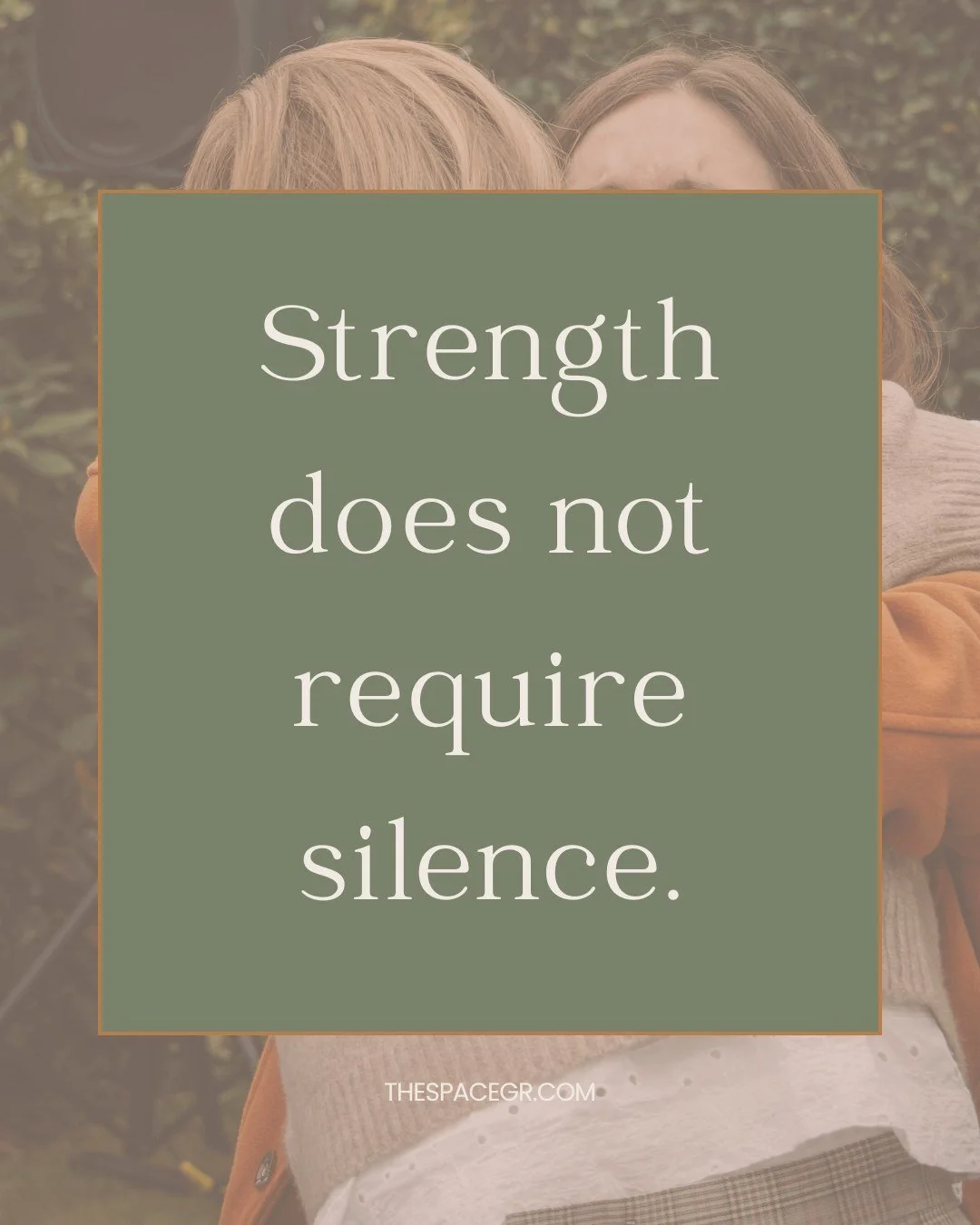 There are so many women carrying things quietly. Grief. Anxiety. Depression. Overwhelm. Fear. Exhaustion. Postpartum. Experiences we may know nothing about.

And so often, women are praised for how much they can handle. How well they keep going. How 