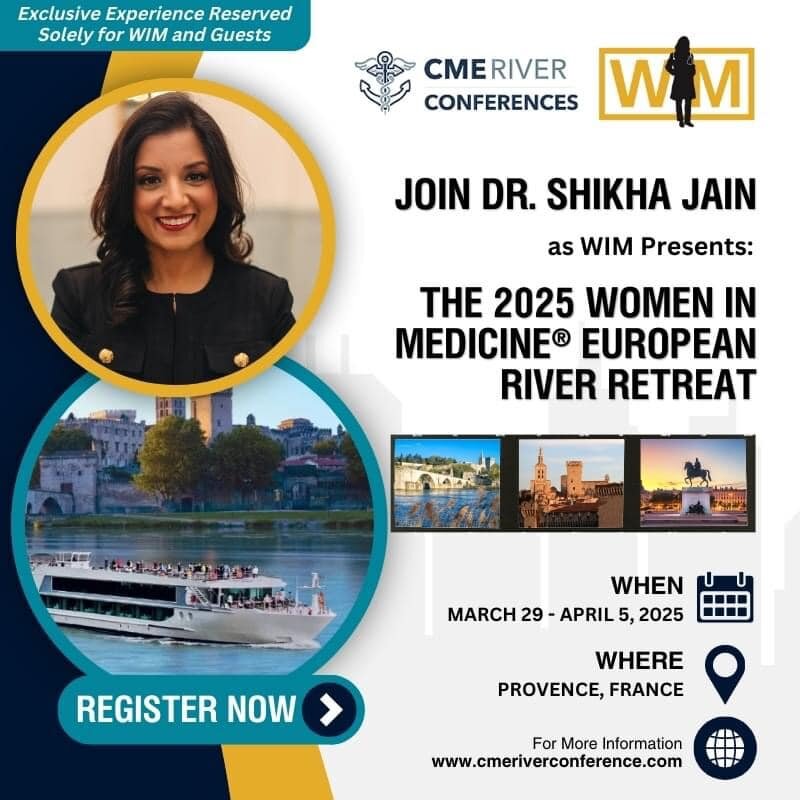 Who wants to hang out with me and Dr. Kimberly Manning in the south of France?!!

We are hosting a CME cruise March 2025! The ship is reserved exclusively for WIM and their guests. 

We will definitely sell out so pre-register now to make sure you ge