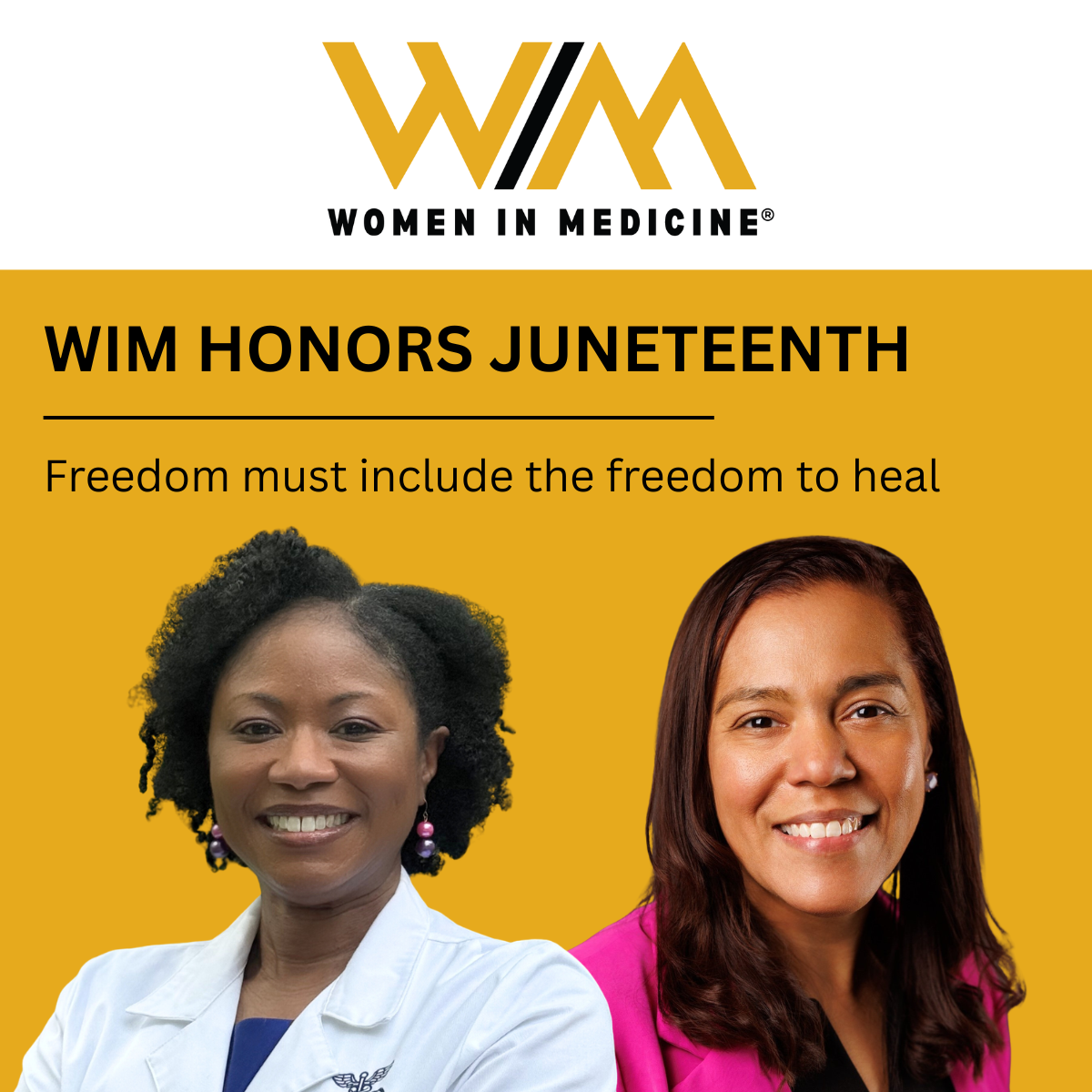 WIM HonorS Juneteenth: Freedom Must Include the Freedom to Heal